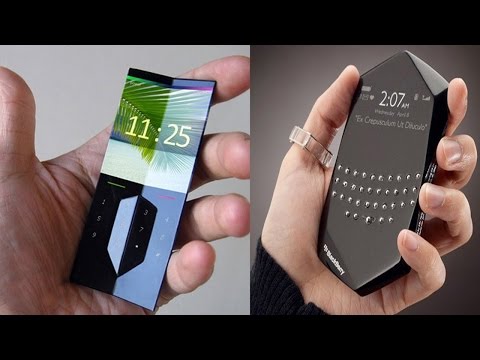 Видео о 10 необычных смартфонов будущего
