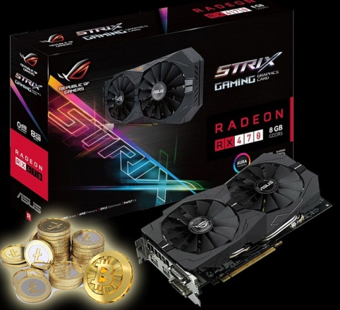 Видеокарта ASUS RX470 GPU — неплохой инструмент для майнинга криптовалют