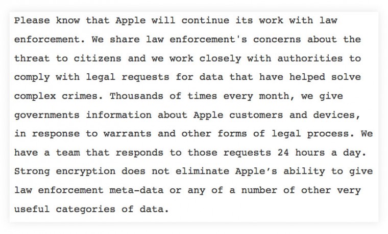 WikiLeaks: Apple «сливает» информацию о пользователях
