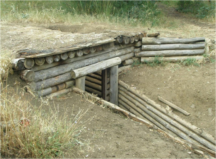 Как обустроить блиндаж?