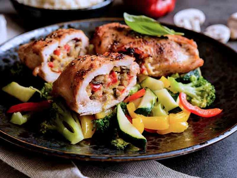 Фаршированная куриная грудка