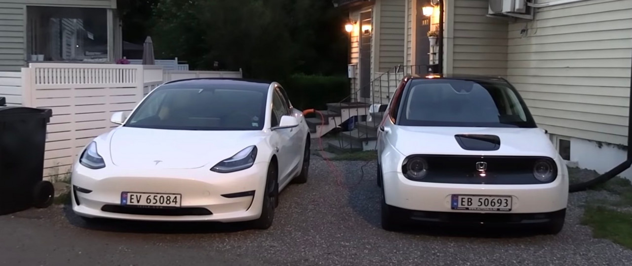 Лучшие новости о возможности заряжать Tesla Model 3 от электромобиля Honda E