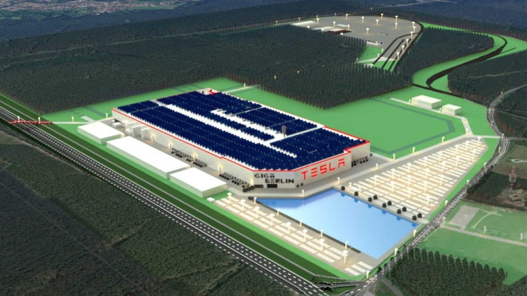 Лучшие новости о визуализации нового завода Tesla Gigafactory 4