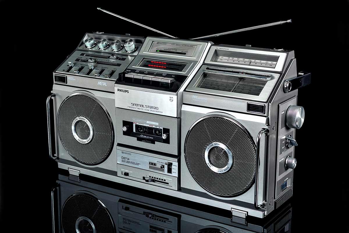 Кассетные бумбоксы Philips 1980-годов