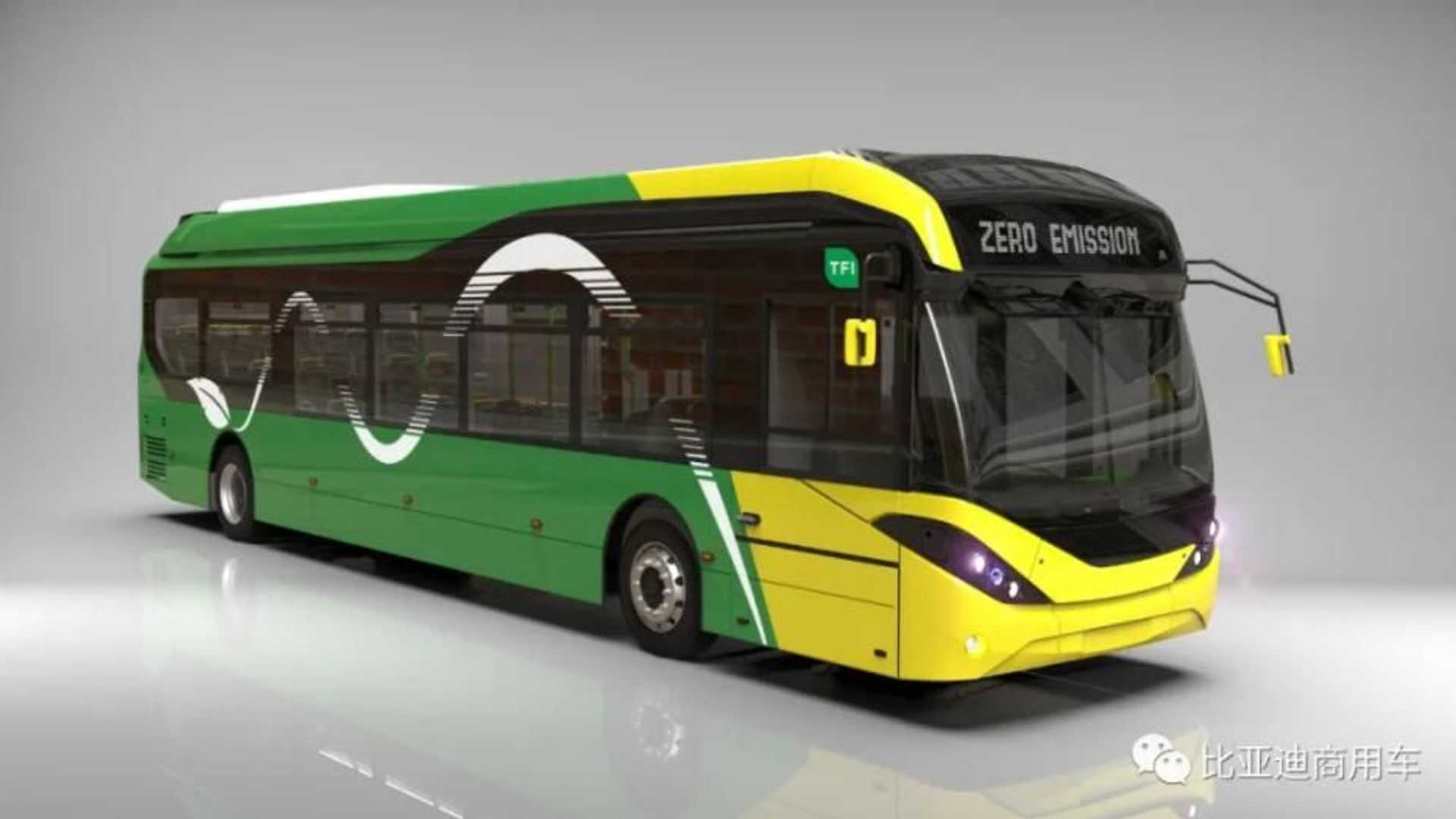 BYD получил первый заказ на электробусы из Ирландии