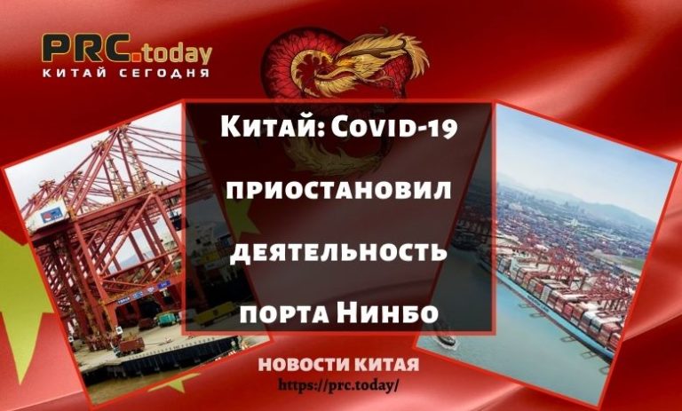 Covid-19 приостановил деятельность порта Нинбо