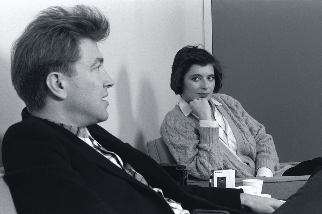 Дэвид Линч и Изабелла Росселлини, 1986