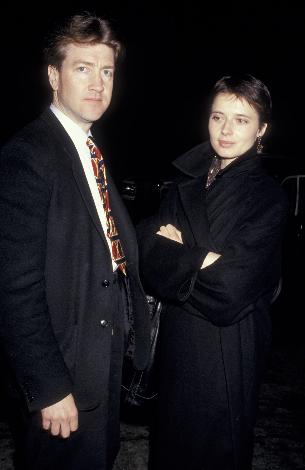 Дэвид Линч и Изабелла Росселлини, 1987
