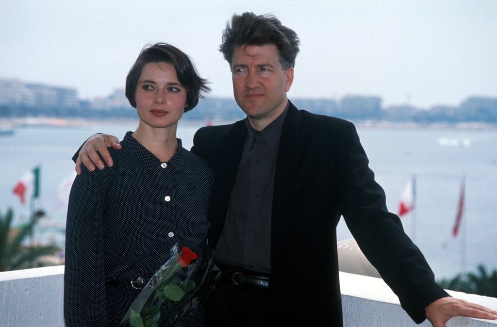 Дэвид Линч и Изабелла Росселлини, 1990